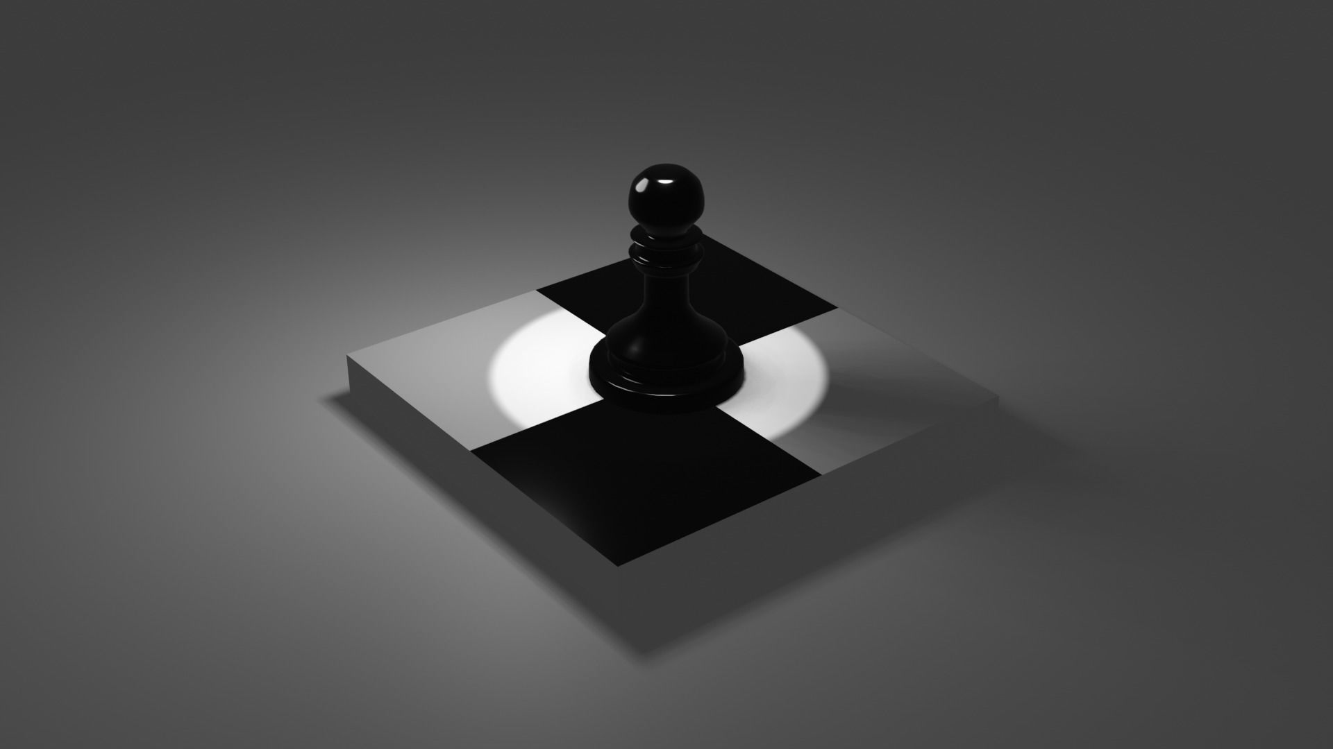 The Pawn chess piece 3D model_69