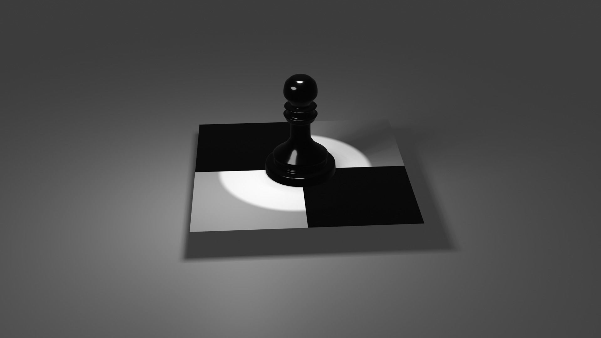 The Pawn chess piece 3D model_9