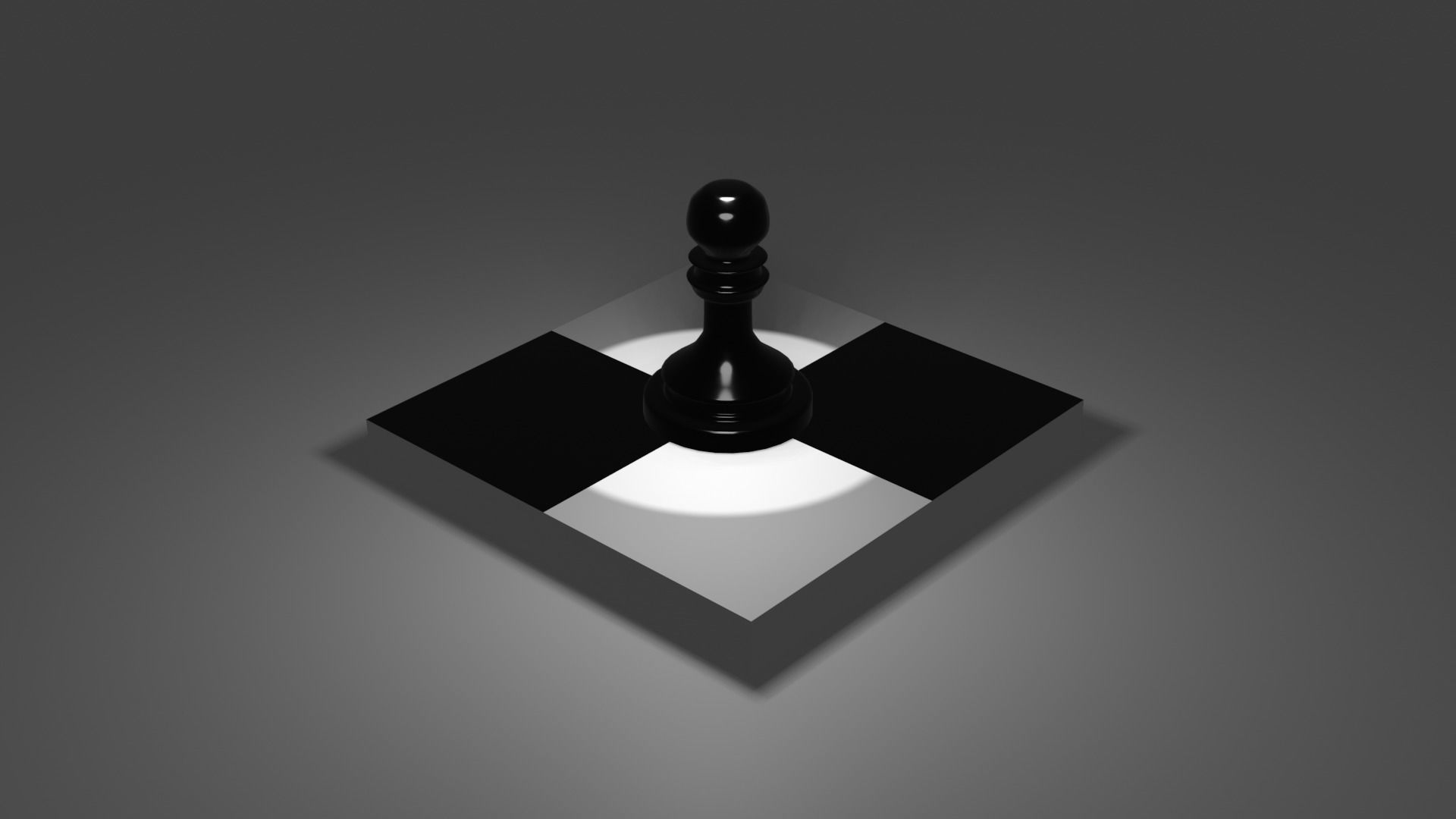 The Pawn chess piece 3D model_24