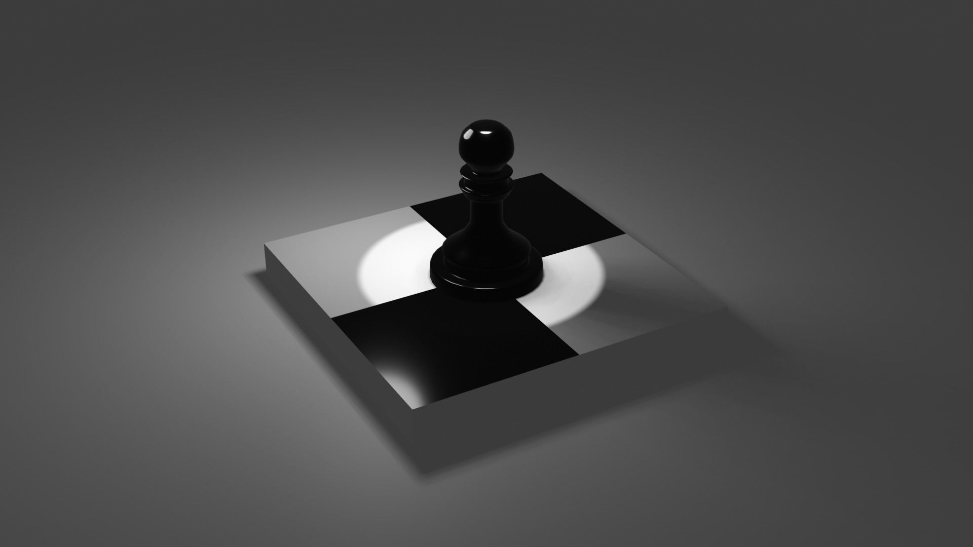 The Pawn chess piece 3D model_66