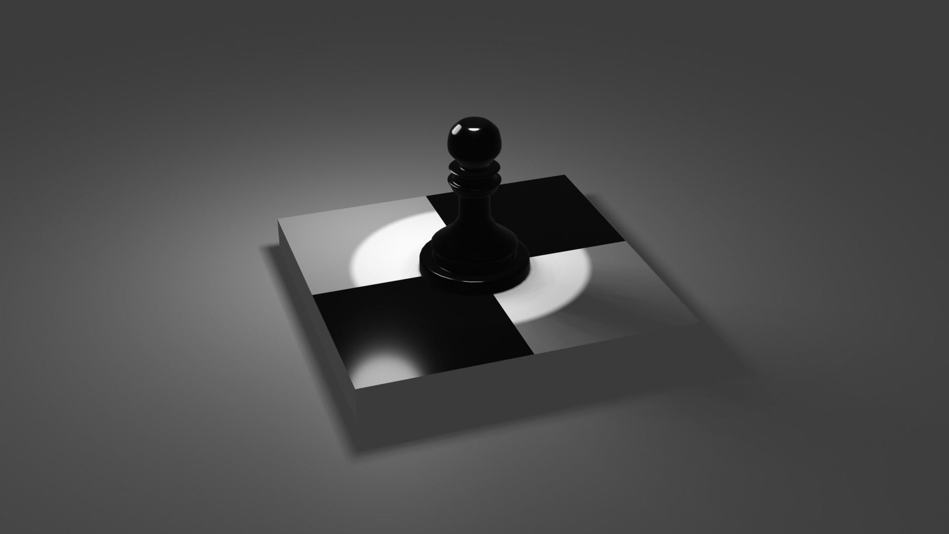 The Pawn chess piece 3D model_80