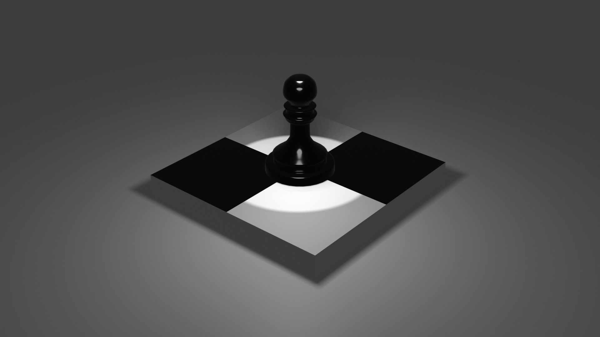 The Pawn chess piece 3D model_25