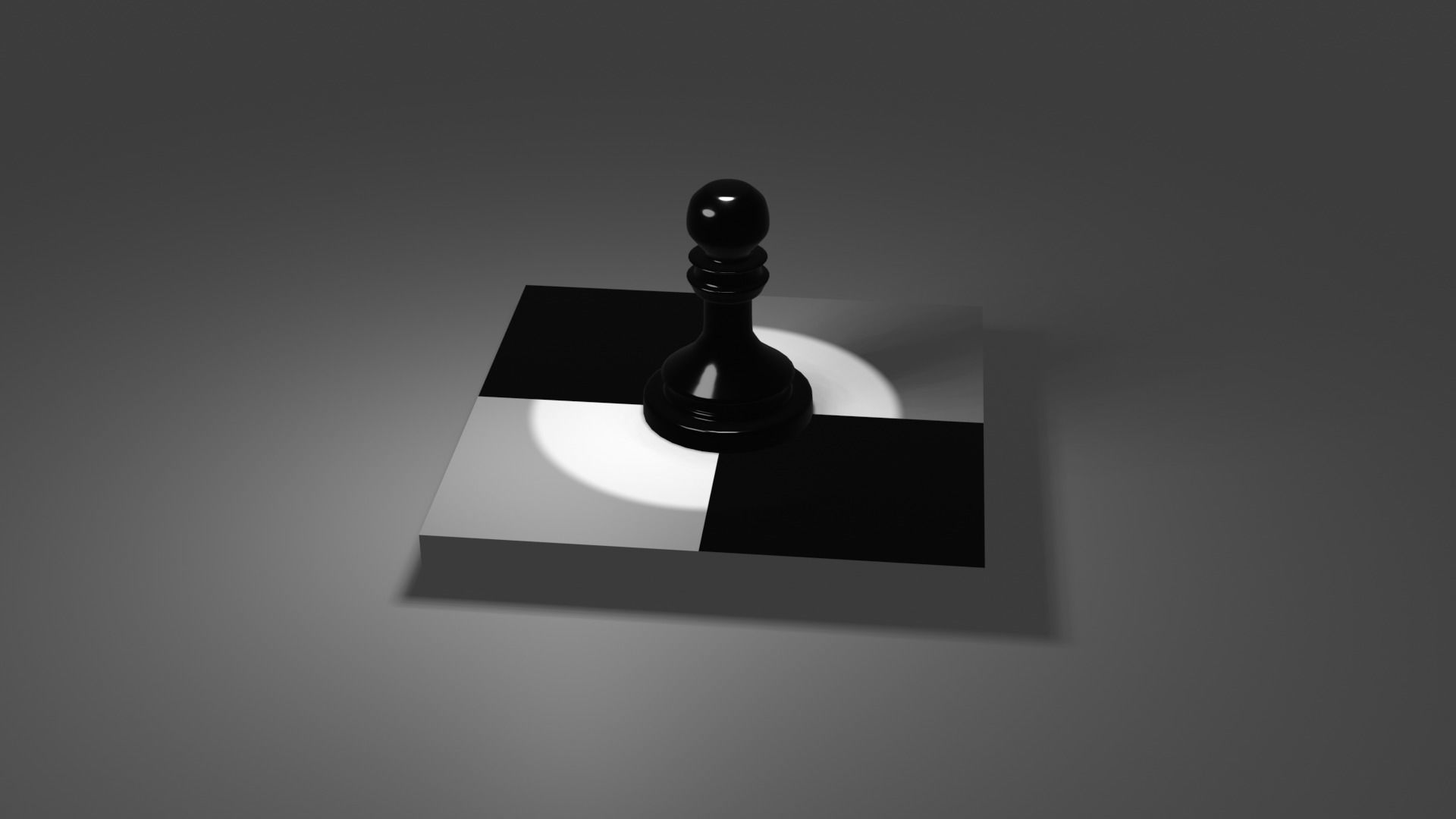 The Pawn chess piece 3D model_70