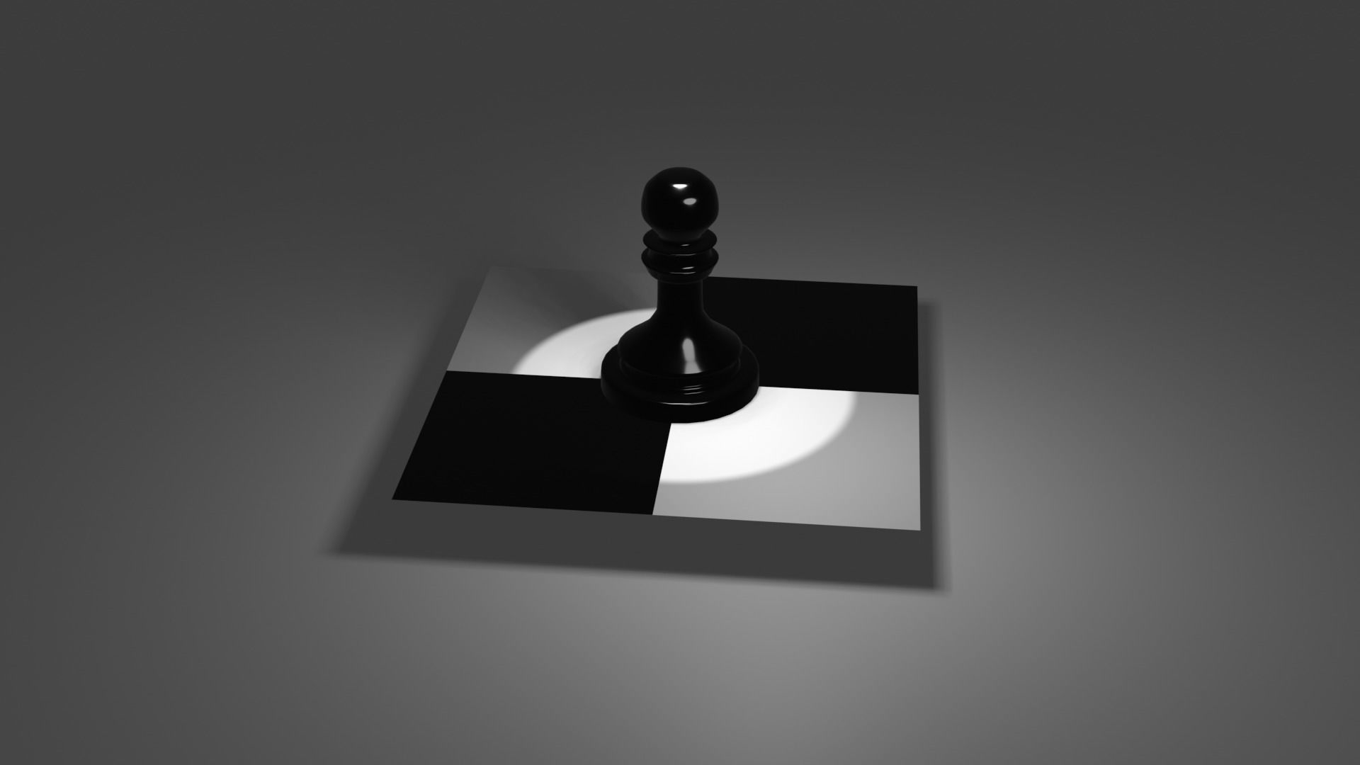 The Pawn chess piece 3D model_46