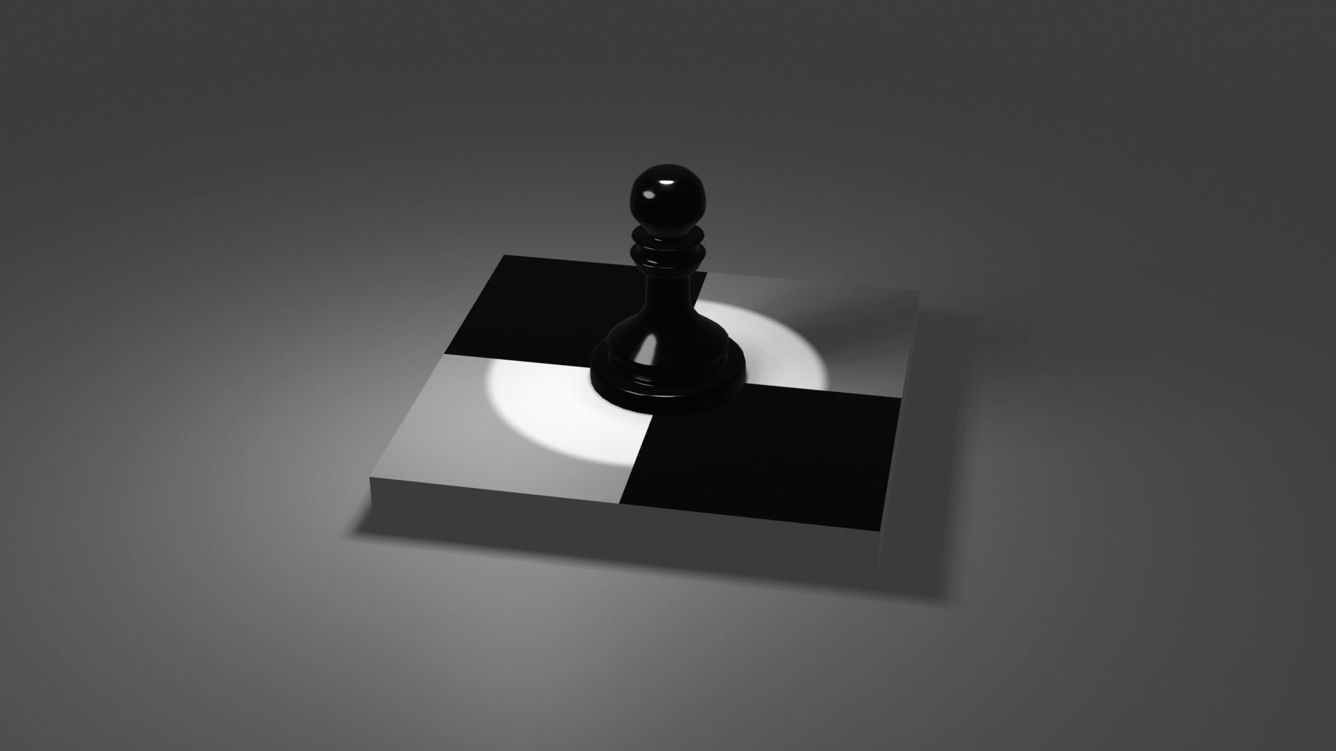 The Pawn chess piece 3D model_84