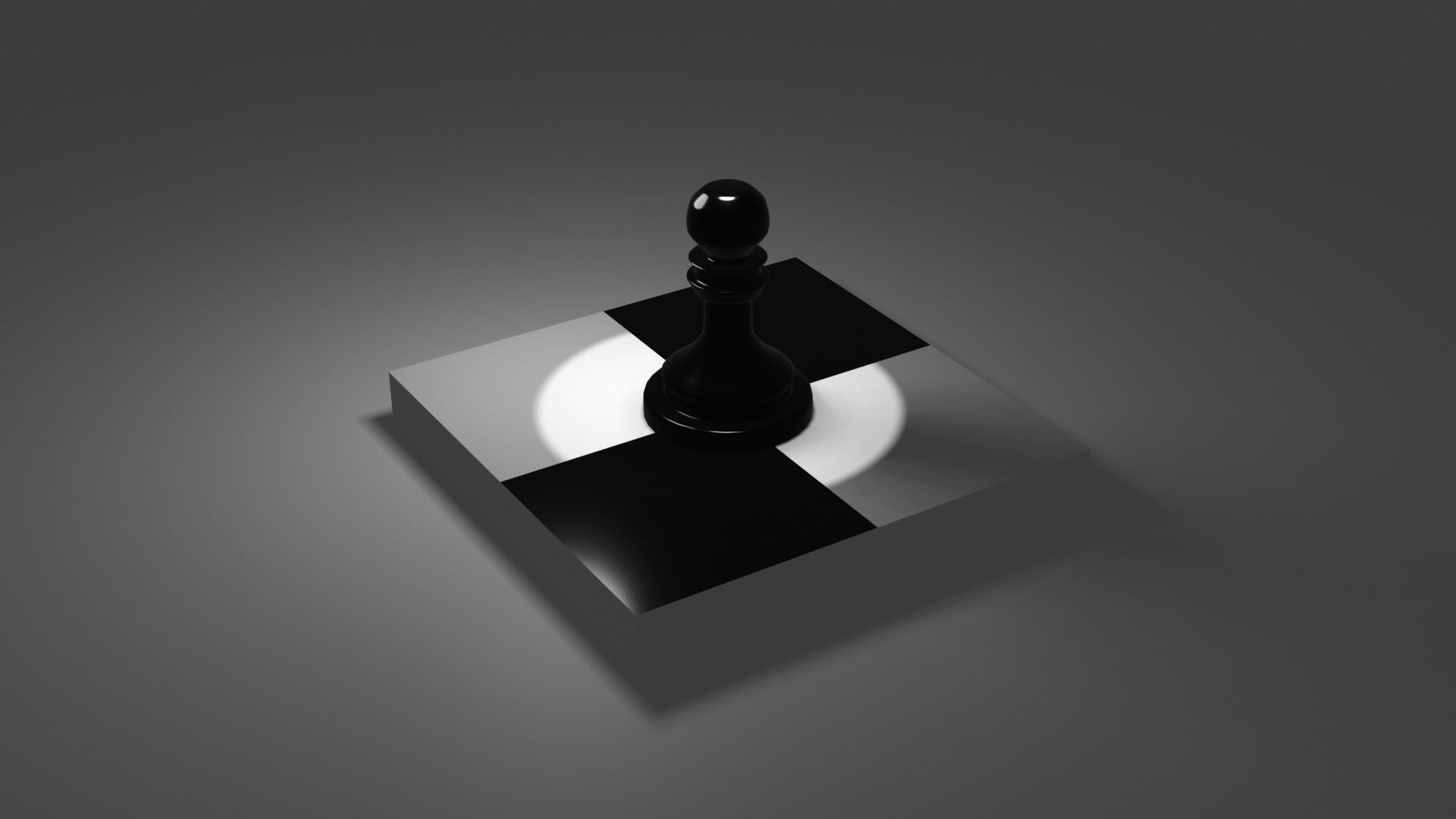 The Pawn chess piece 3D model_54