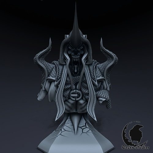 ABADDON BUST DOTA 2 3D print model