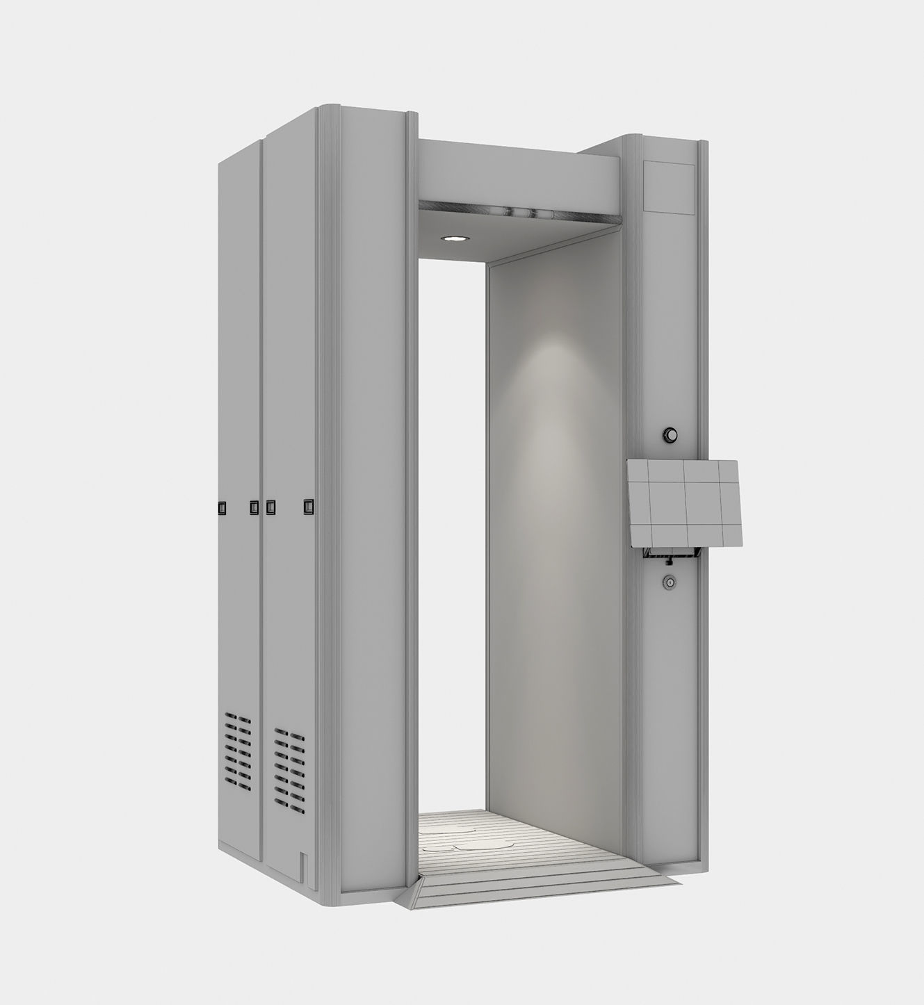 Human Body Inspection System MW1000AA  3D model_4