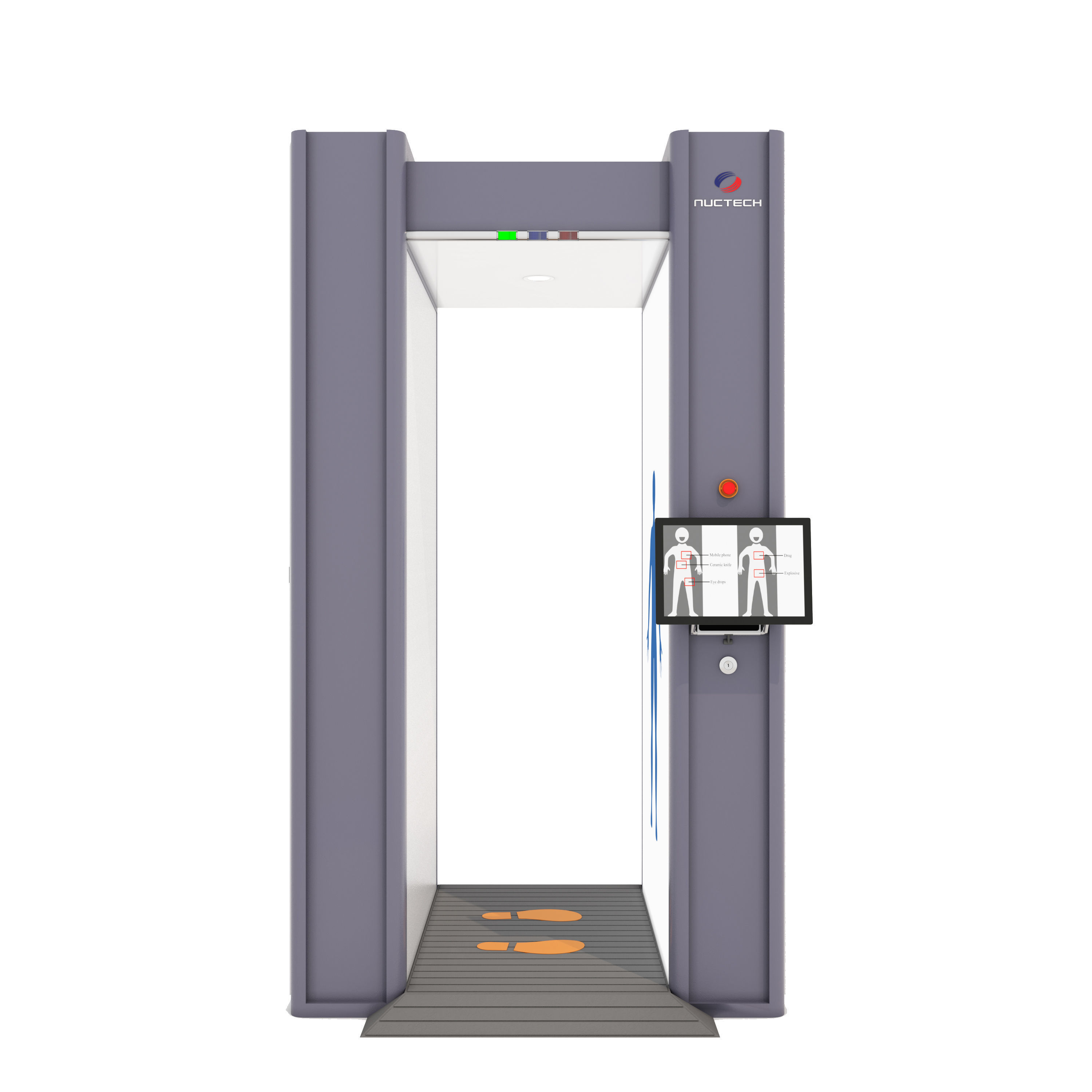 Human Body Inspection System MW1000AA  3D model_1
