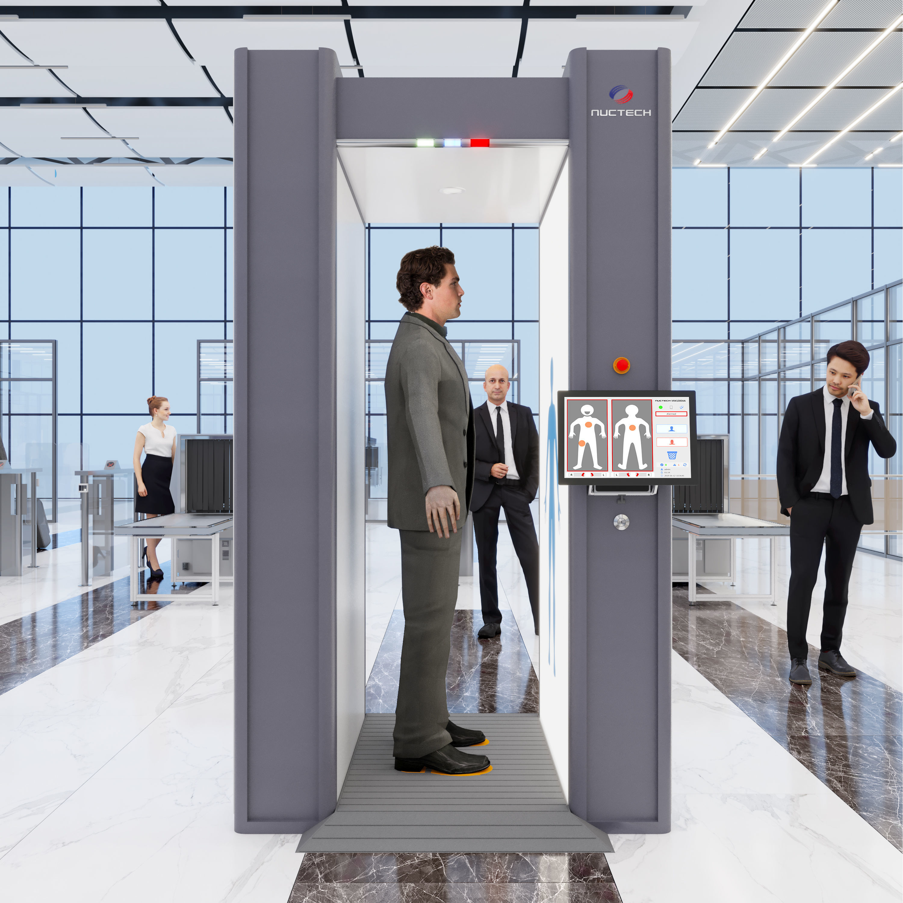 Human Body Inspection System MW1000AA  3D model_2