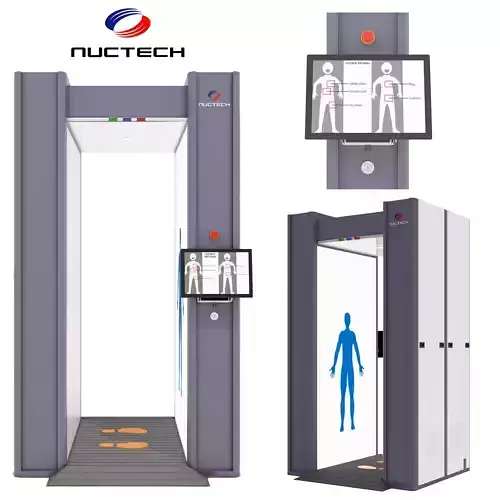 Human Body Inspection System MW1000AA  3D model Human Body Inspection System MW1000AA  3D model