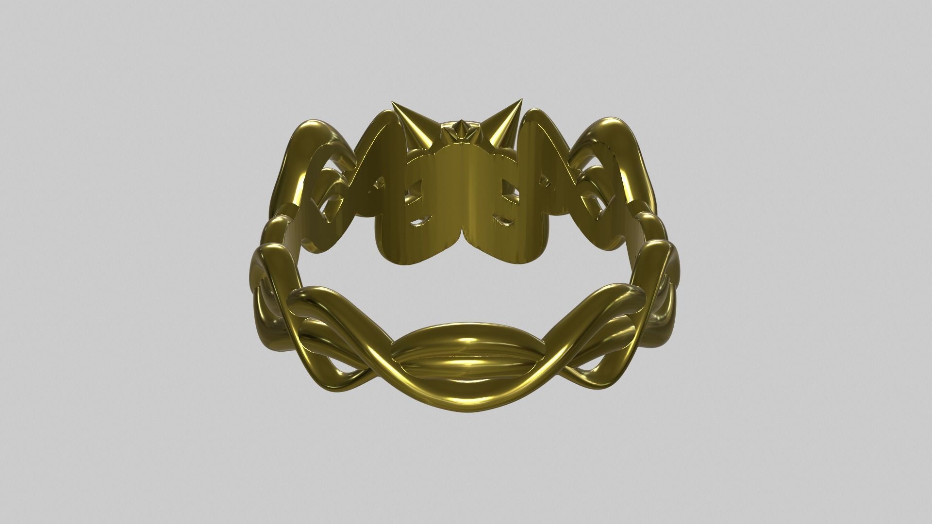 Gengar Ring 3D print model_4