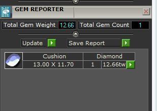 Emerald gents ring 3D print model_5