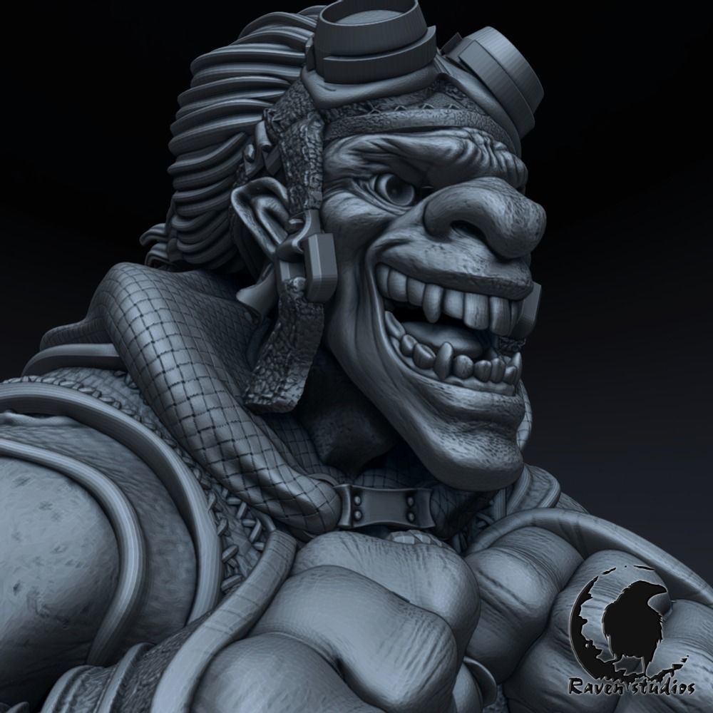 BATRIDER BUST DOTA 2 3D print model_6