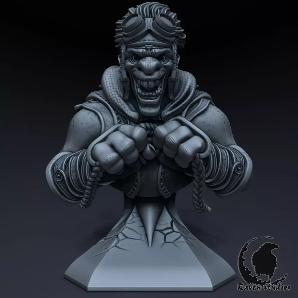 BATRIDER BUST DOTA 2 3D print model_0