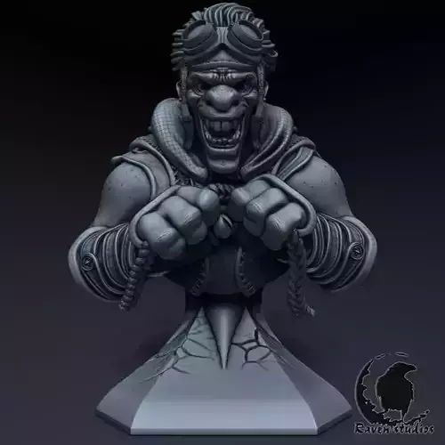 BATRIDER BUST DOTA 2 3D print model BATRIDER BUST DOTA 2 3D print model