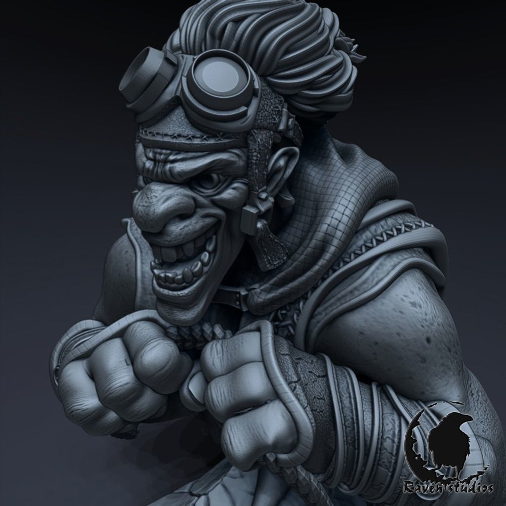 BATRIDER BUST DOTA 2 3D print model_1