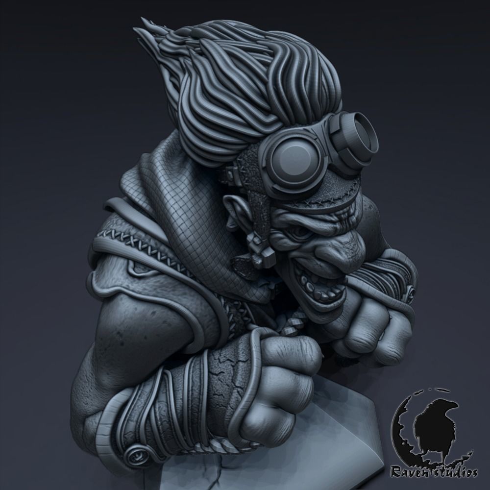 BATRIDER BUST DOTA 2 3D print model_5