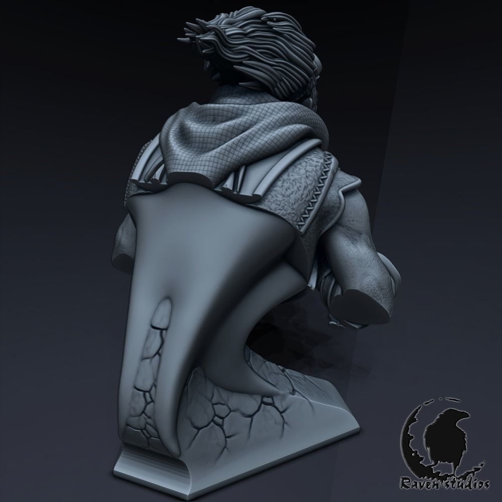 BATRIDER BUST DOTA 2 3D print model_4