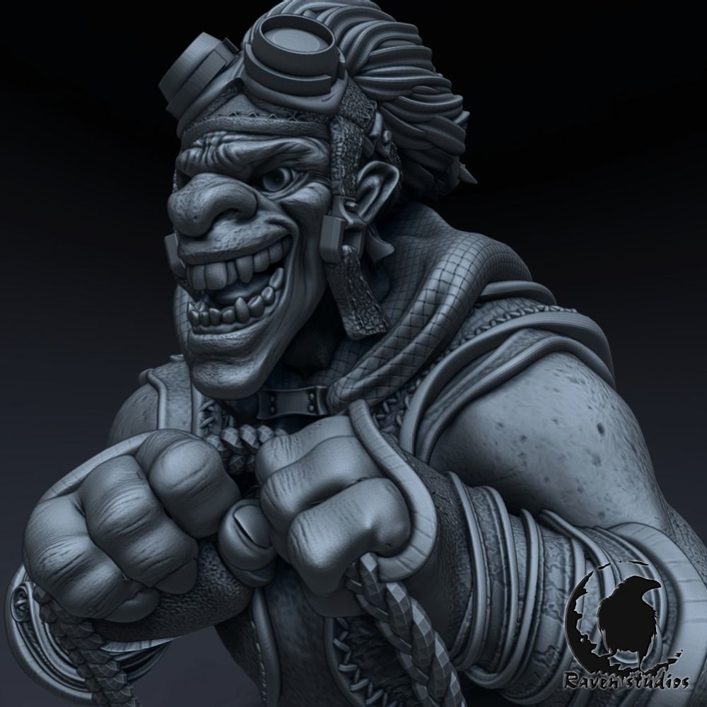 BATRIDER BUST DOTA 2 3D print model_2