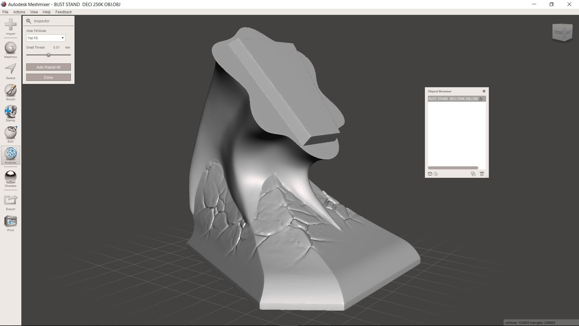 BRISTLEBACK BUST DOTA 2 3D print model_10