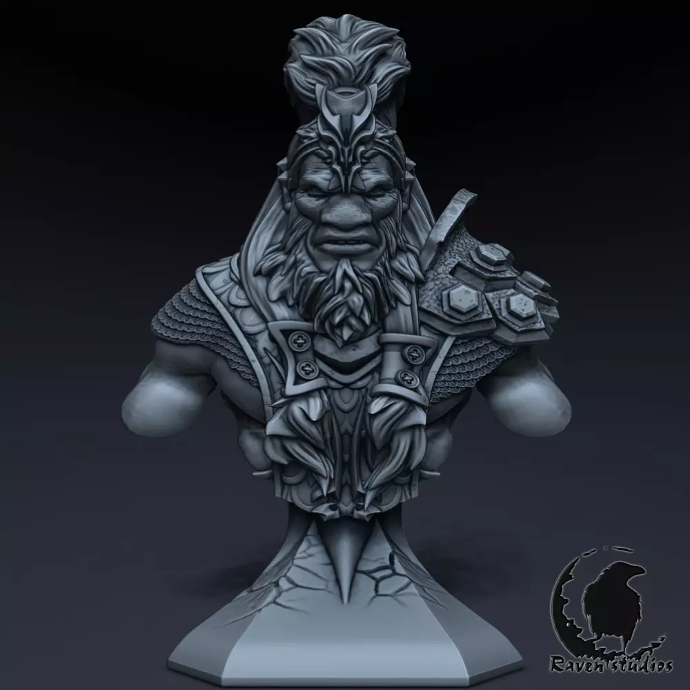 DISRUPTOR BUST DOTA 2 3D print model