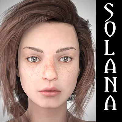 Solana For Genesis 8 Female 3D model