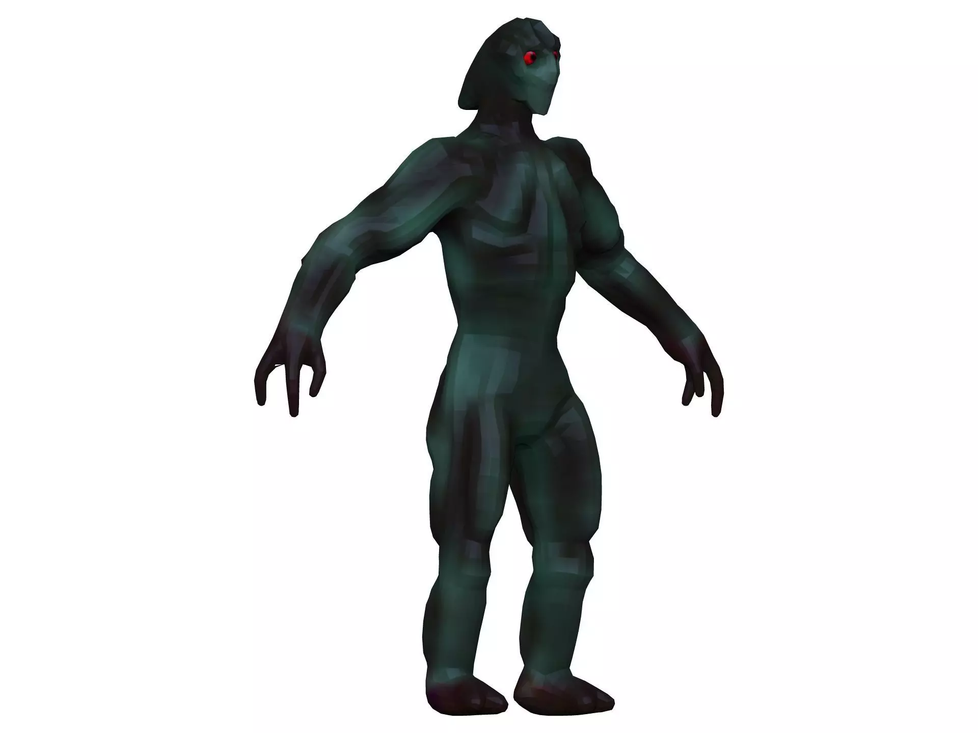 Monster creature Low-poly 3D model