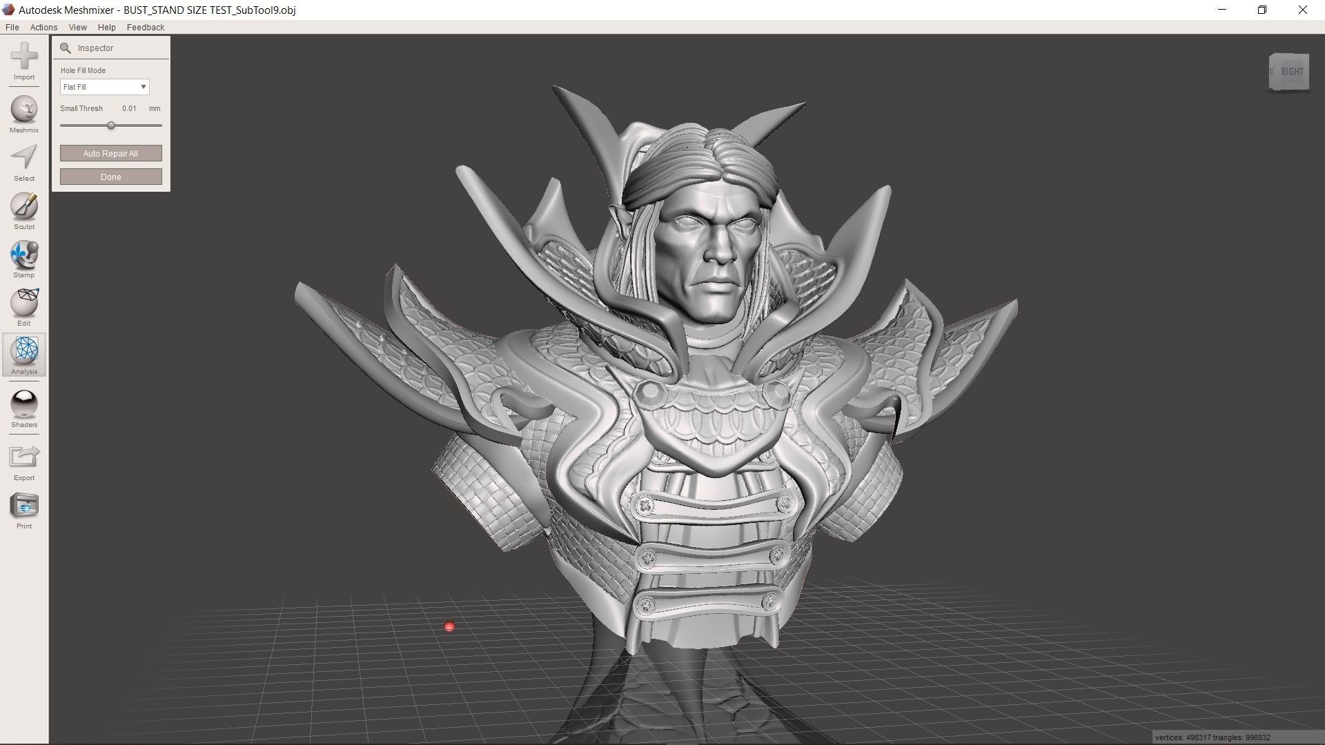 INVOKER BUST DOTA 2 3D print model_10