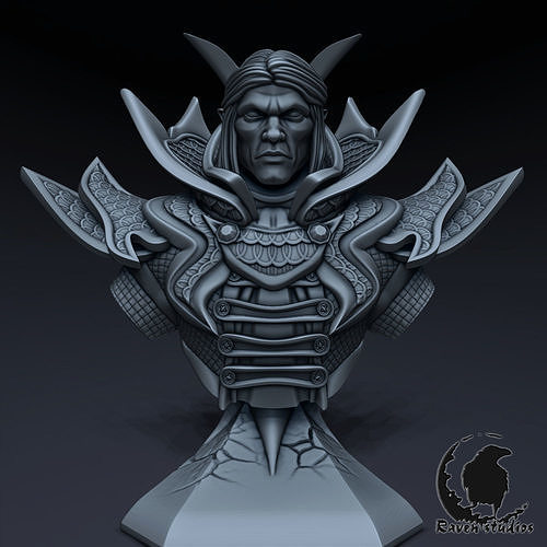 INVOKER BUST DOTA 2 3D print model