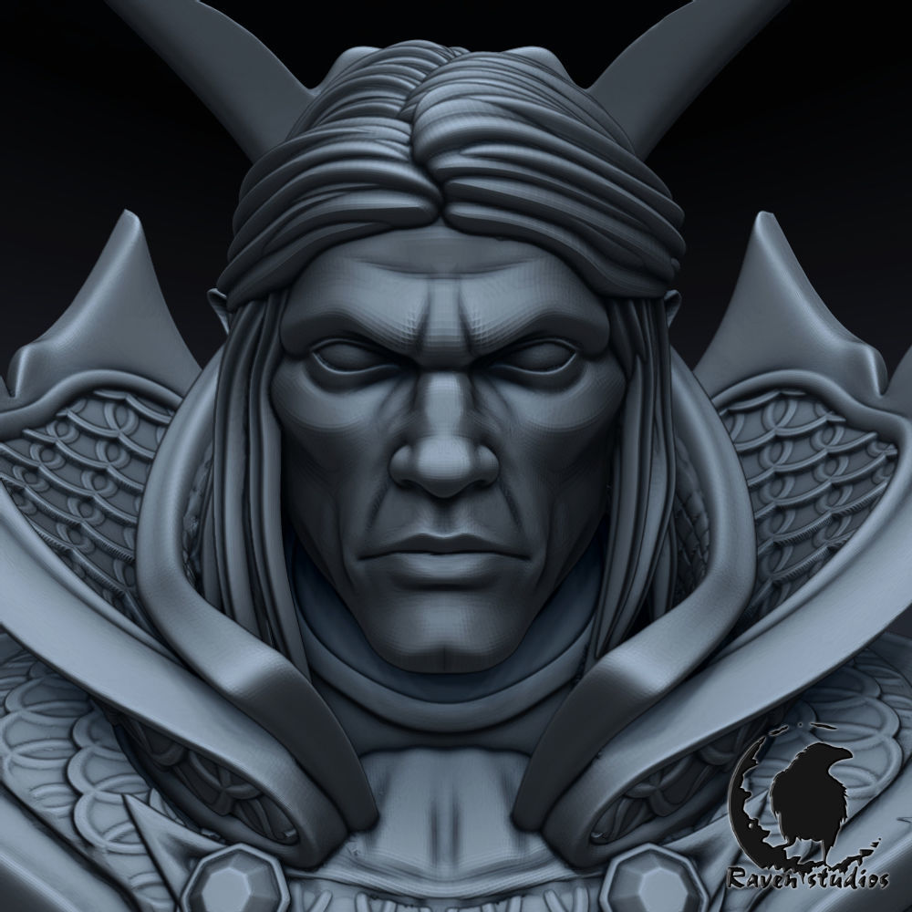 INVOKER BUST DOTA 2 3D print model_6