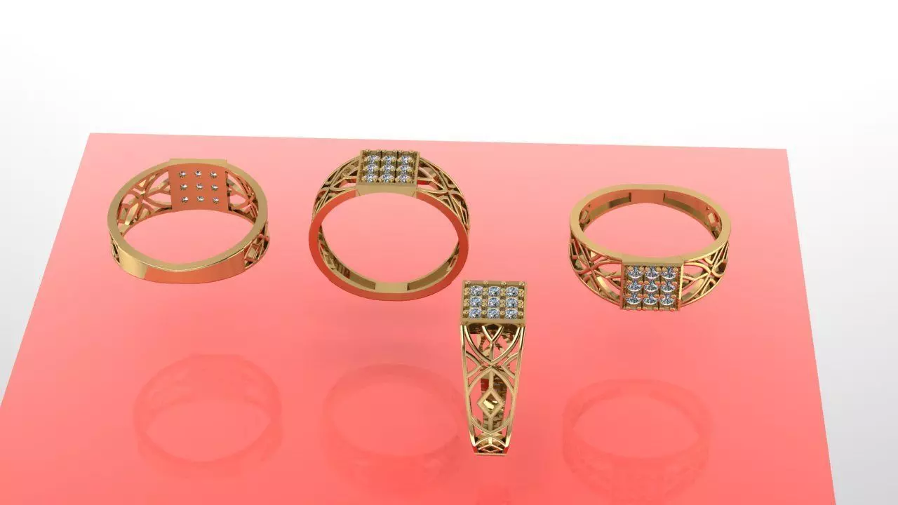 Men ring 3D print model