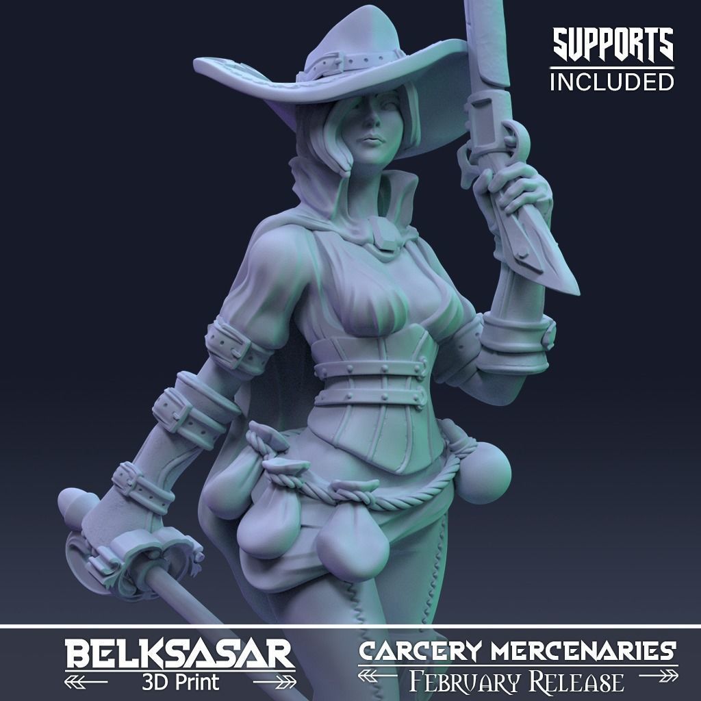 Elena the Duelist 3D print model_5