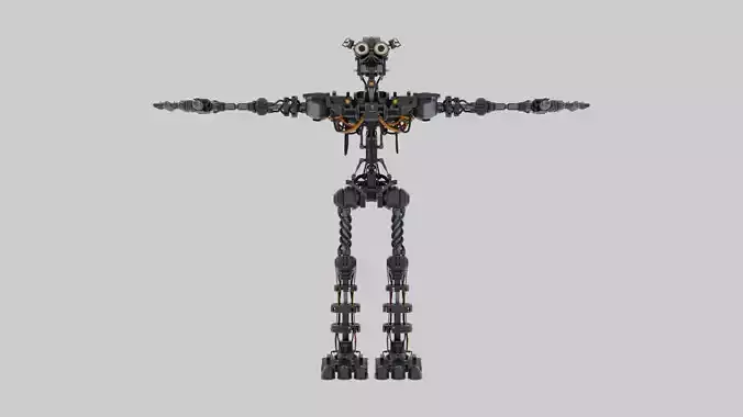 Glamrock Endo-FNAF Security Breach Low-poly 3D model