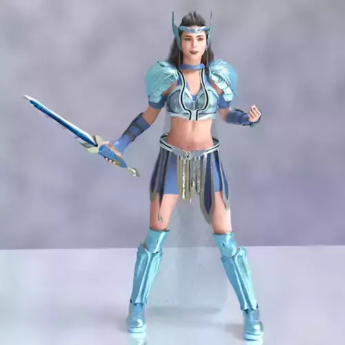 Amihan Costume 3D model