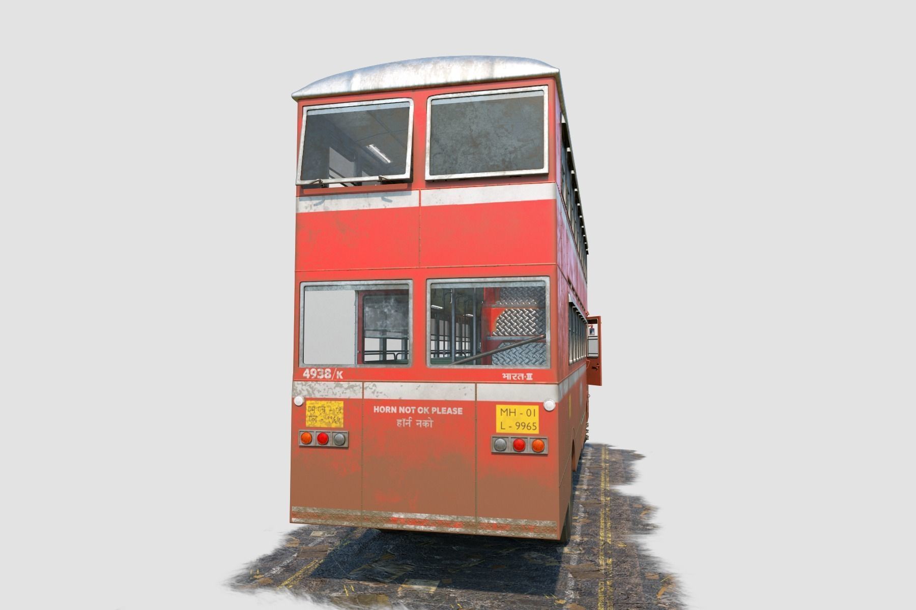 3D Best Double Decker Bus 3D model_2