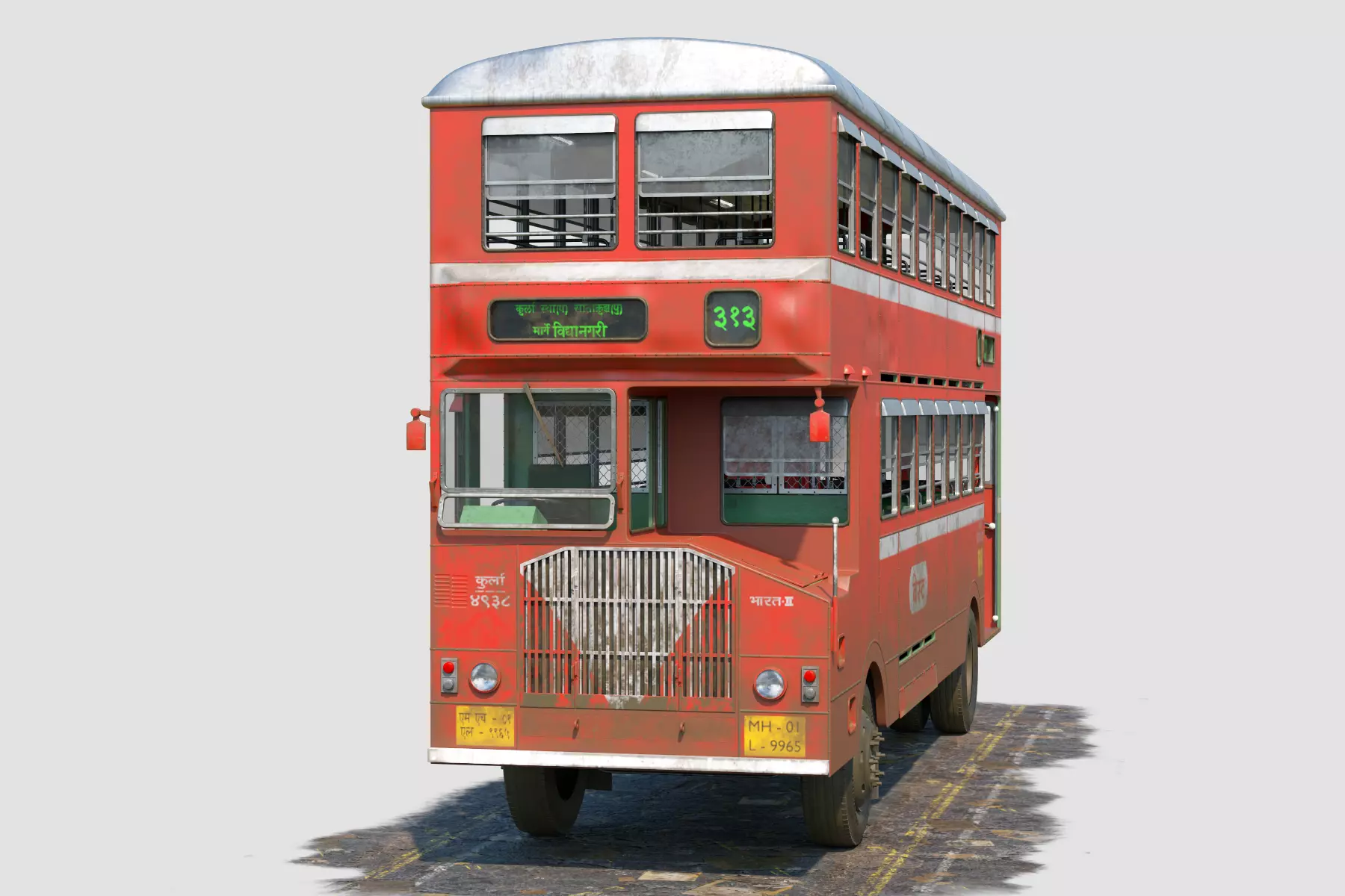 3D Best Double Decker Bus 3D model_0