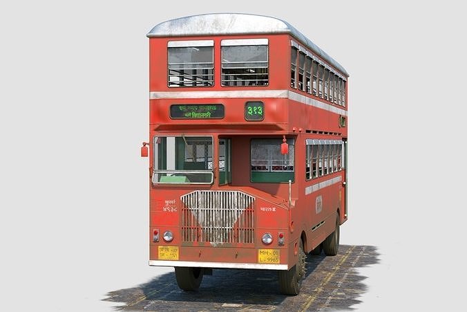 3D Best Double Decker Bus 3D model