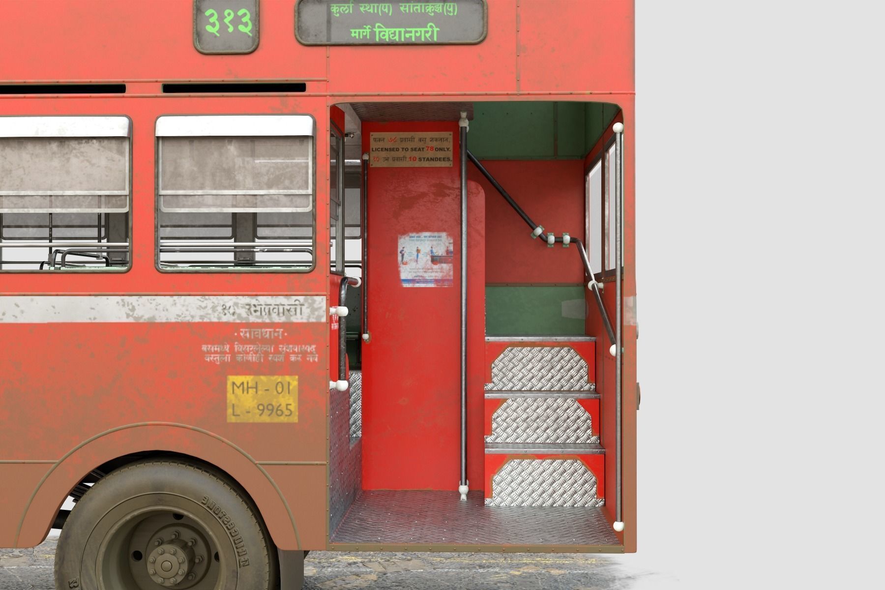 3D Best Double Decker Bus 3D model_7