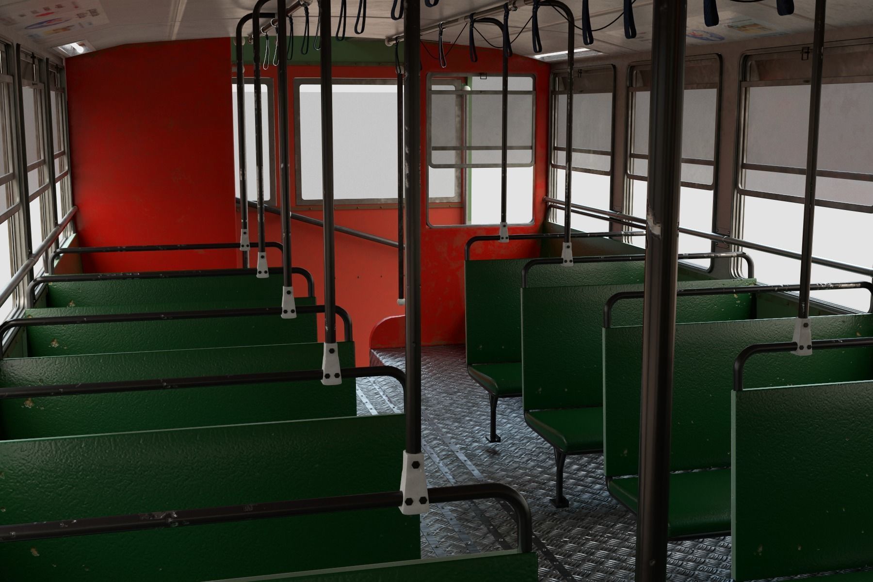 3D Best Double Decker Bus 3D model_9