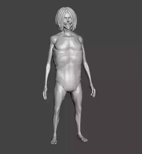 Dina Fritz Smiling Titan 3D Model 3D print model