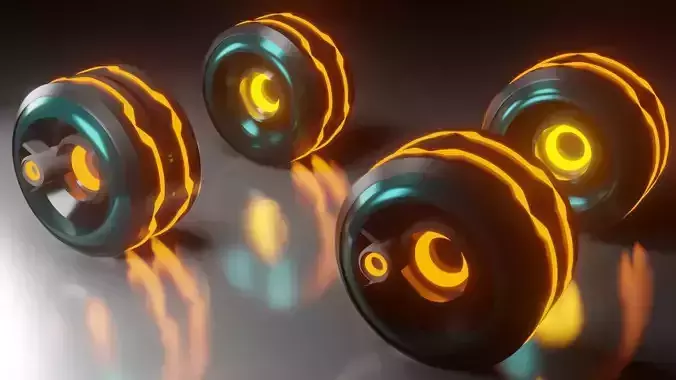 Sport Wheels 3D model