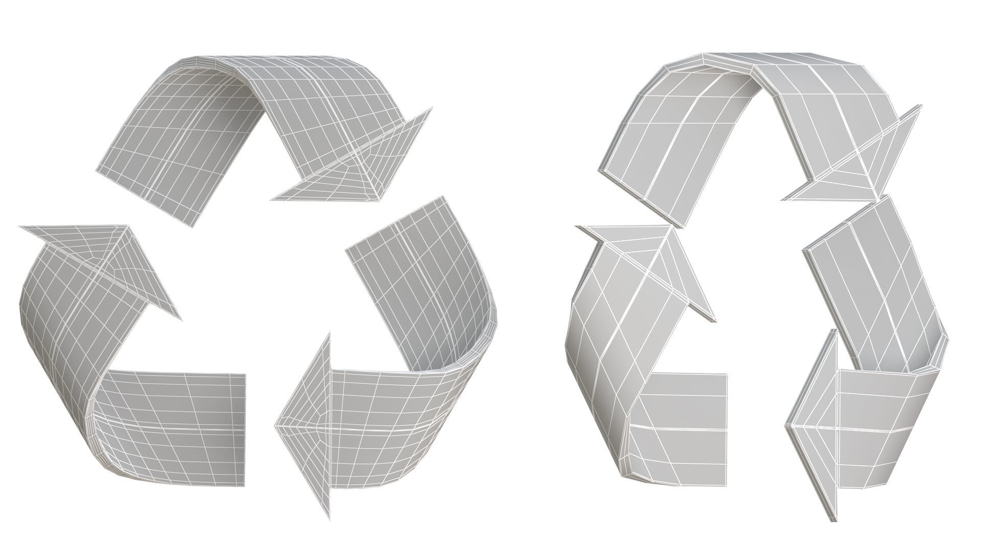 Recycle Logo 3D model_8