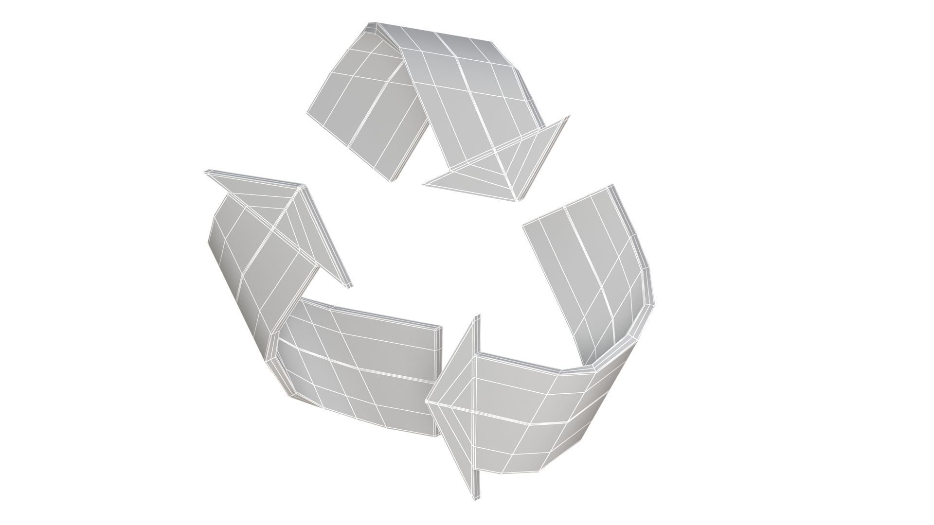 Recycle Logo 3D model_6