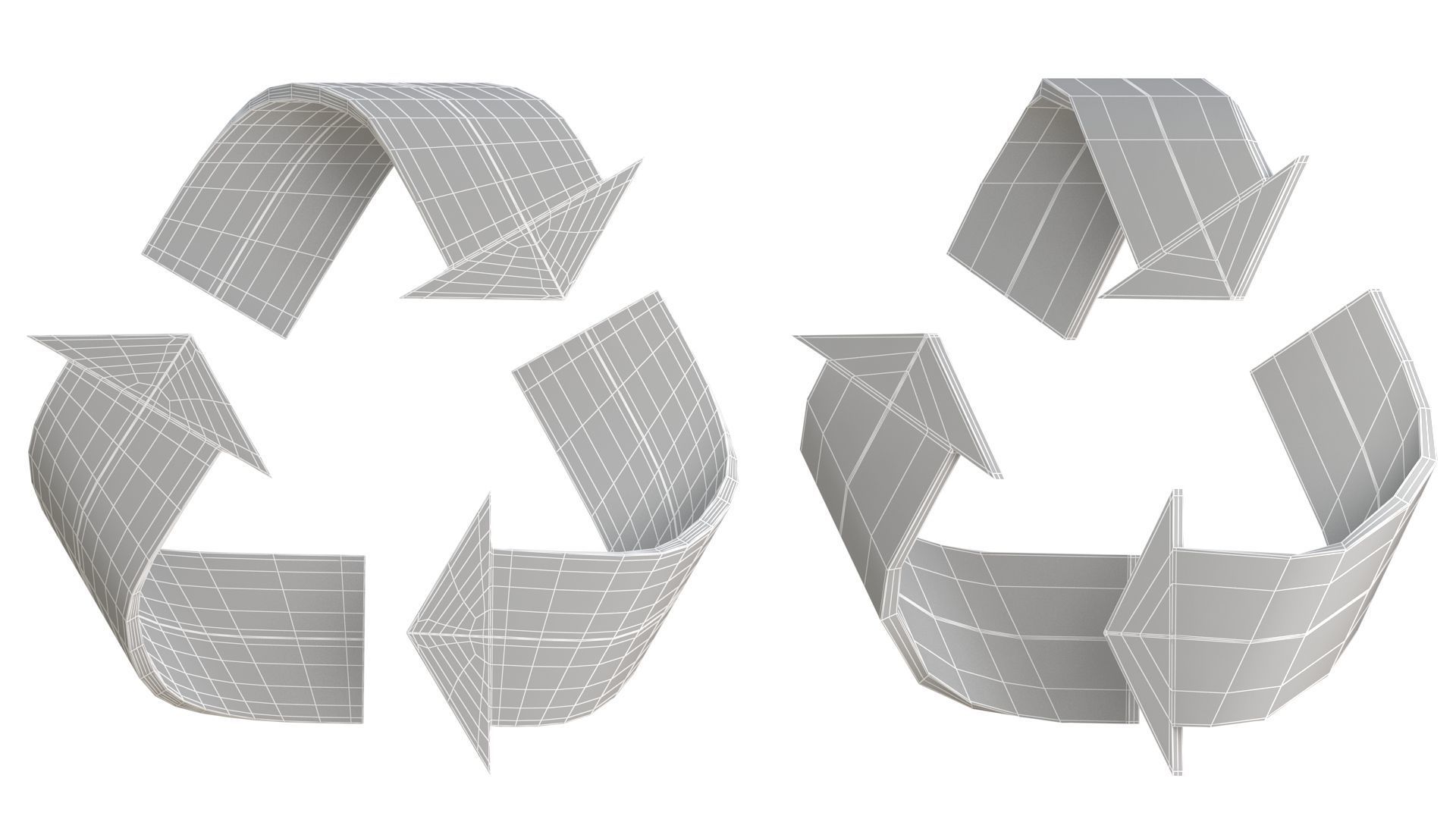 Recycle Logo 3D model_7