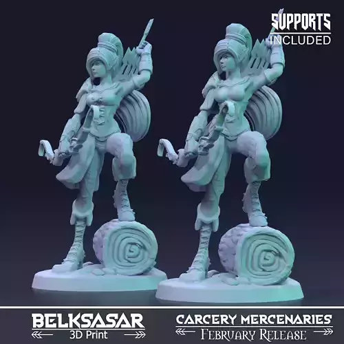 Tahia the Huntress Nude and Normal