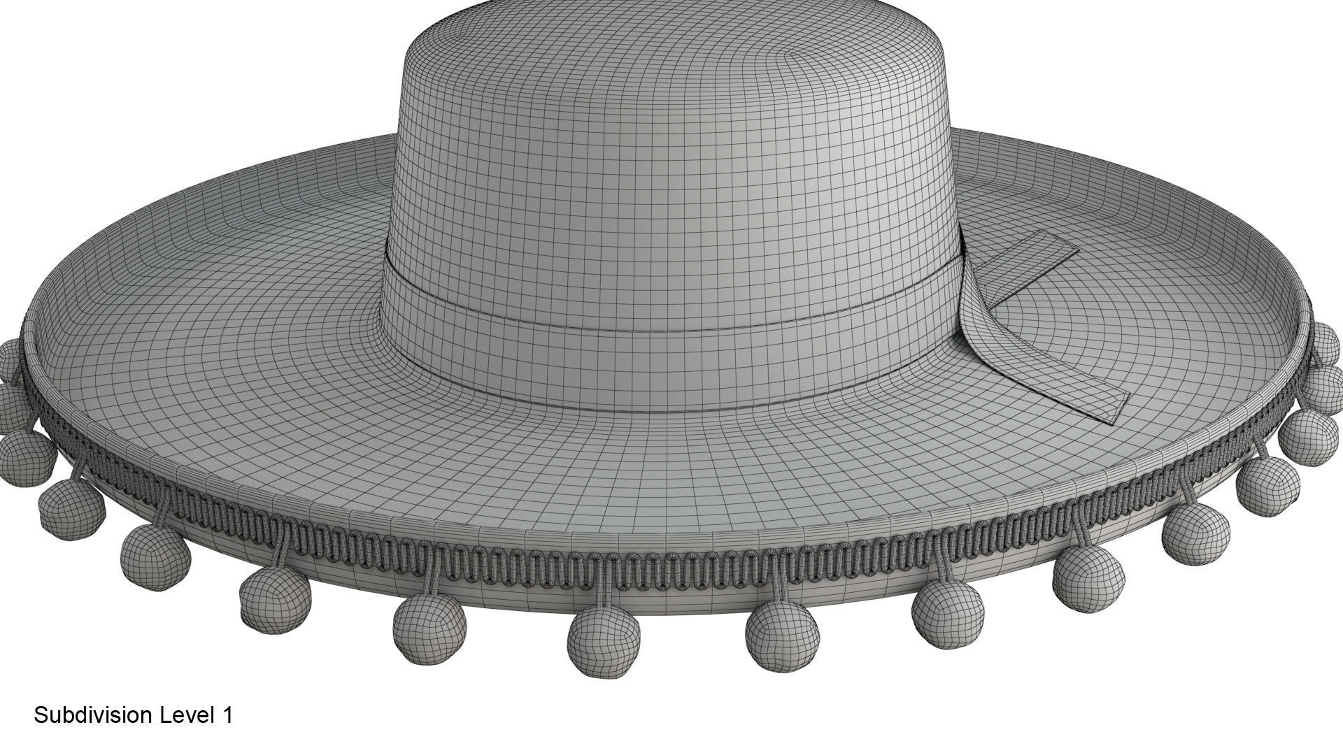 Spanish hat 3D model | CGTrader
