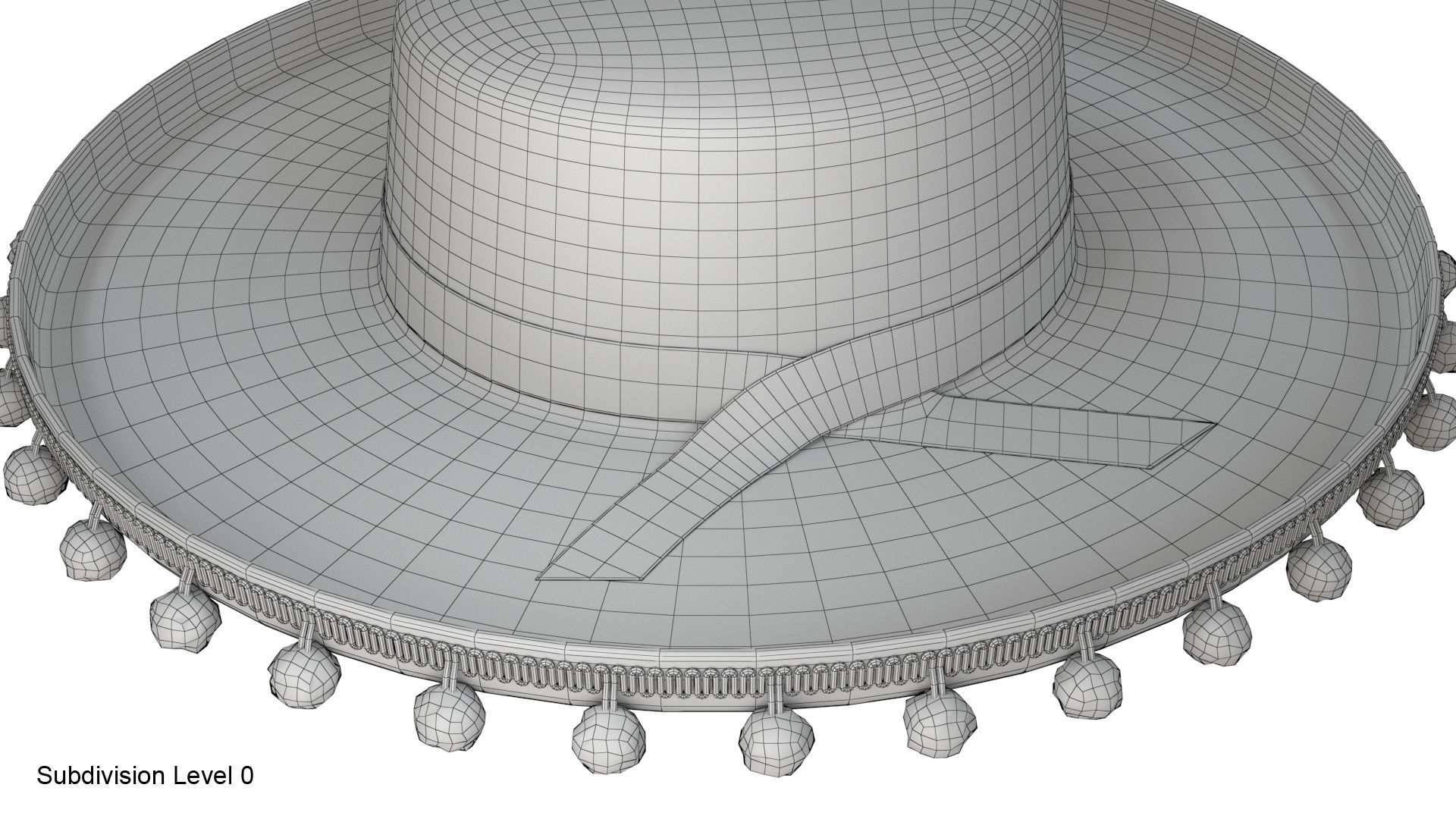 Spanish hat 3D model | CGTrader