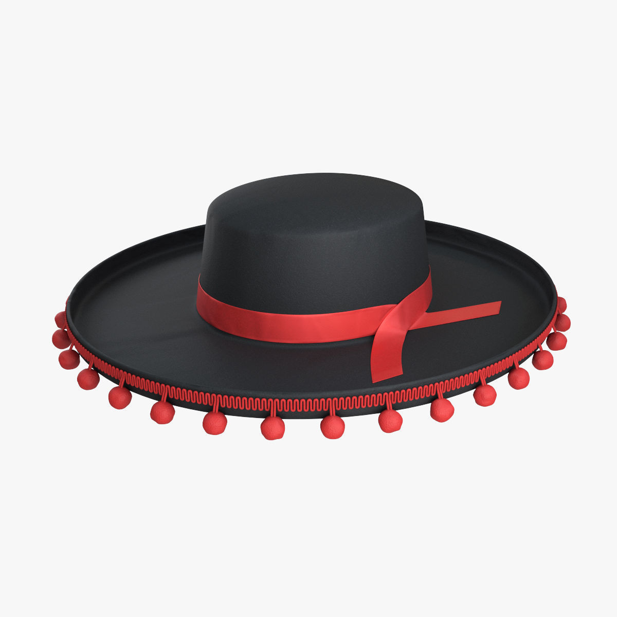 Spanish hat 3D model | CGTrader