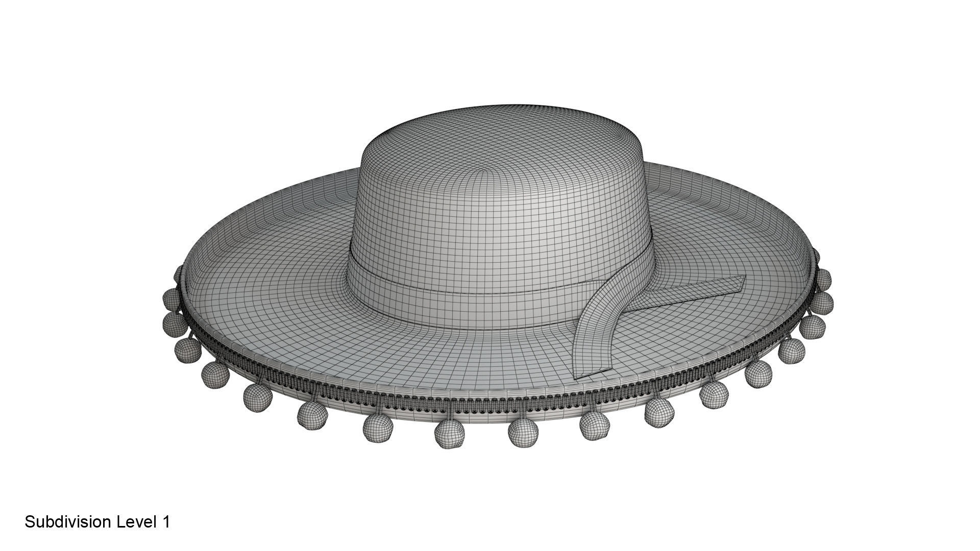 Spanish hat 3D model | CGTrader